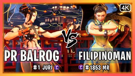 Sf Juri Pr Balrog Vs Chun Li Filipinoman Street Fighter Youtube