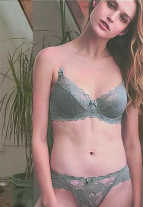 LYCKA LSM LYCKA Lady Sexy Bra And Panty Lingerie Set Grey Buy LYCKA Online ZALORA