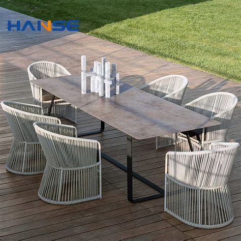 Hanse Hotel Carton Standard Packing Foshan Patio Furniture Tables Set