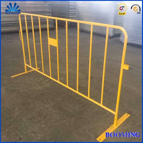 Metal Iron Galvanized Steel Powder Coated Temporary Crowd Control