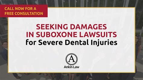 Seeking Damages In Suboxone Lawsuits For Severe Dental Injuries Youtube