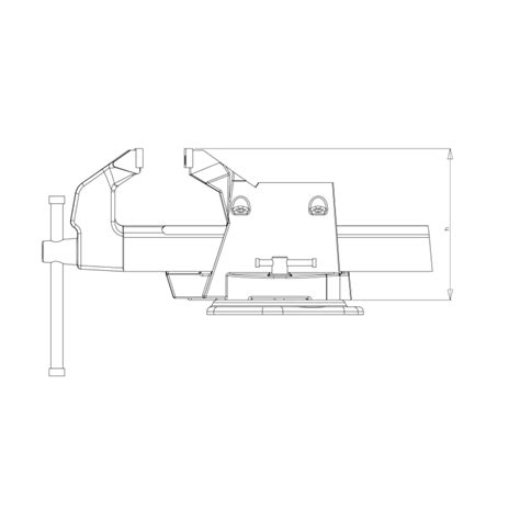 Étau Dolex serre tubes mors 150 mm Provost FR