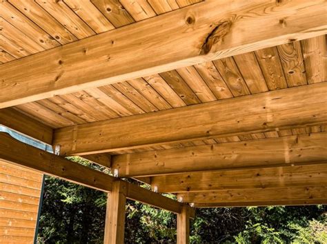 Carport Bois Castellane Pour Voitures Avec Panneau De Fond