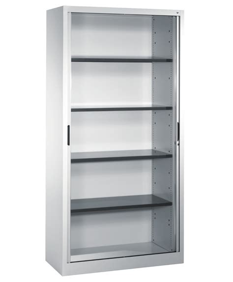 Armoire à rideaux Omnispace Basic acier 1000 x 420 x 1980 mm gris clair