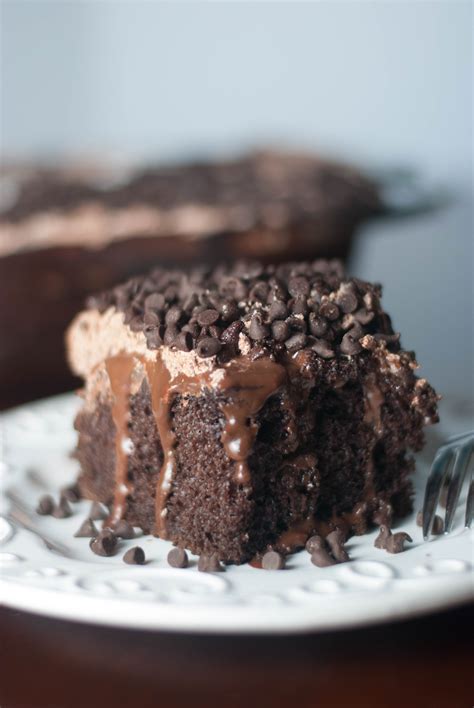 Chocolate Pudding Poke Cake - TGIF - This Grandma is Fun