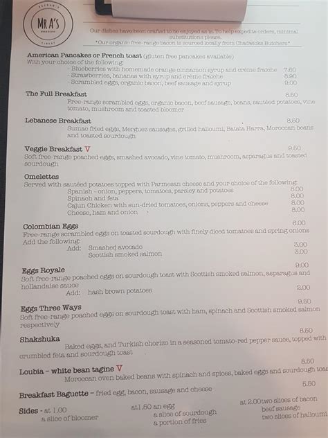 Menu At Heart Of Balham Hob Cafe London