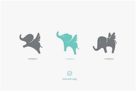 Flying Elephant Logo on Behance