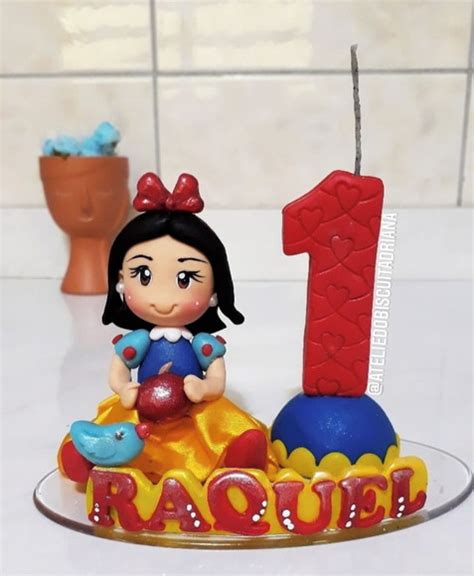 Topo Branca De Neve Em Biscuit Elo7 Produtos Especiais