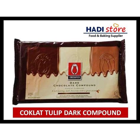 Jual Terbaruu Tulip Dark Chocolate Compound Dcc Kg Coklat Blok