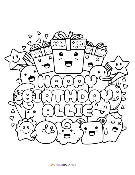 Allie Name Coloring Pages Coloring Nation