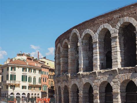 Anfiteatro Romano Di Verona Arena Immagine Stock Immagine Di