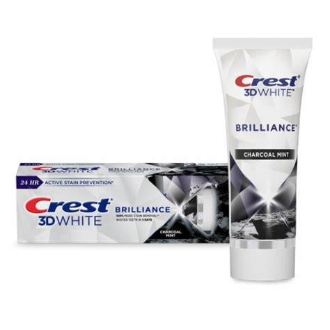 Crest 3D White Brilliance Charcoal Teeth Whitening Toothpaste, 3.5 oz ...