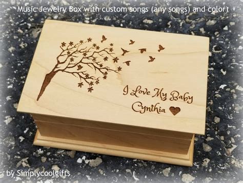 Custom Music Box Music Box Custom Song Wedding T For Etsy