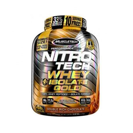 Nitrotech Whey Isolate Gold 4 Lbs De Muscletech