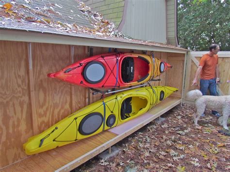 Kayak Shed Storage Solution