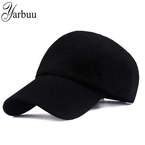 Yarbuu New Brand Baseball Cap Fitted Hat Solid Colour Casual Caps