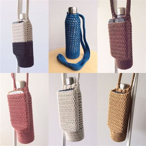 Crochet Pattern Water Bottle Holder With Pocket Payhip Crochet