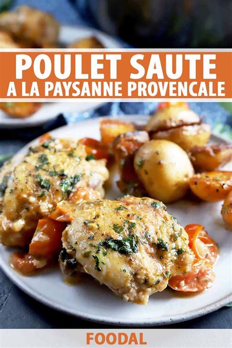 Poulet Saute A La Paysanne Provencale Peasant Chicken Foodal