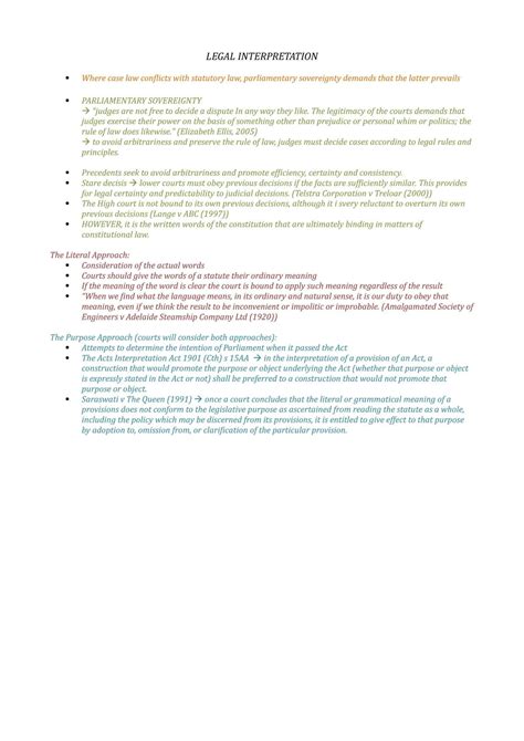 Study Guide Constitutional Law Llb259 Constitutional Law