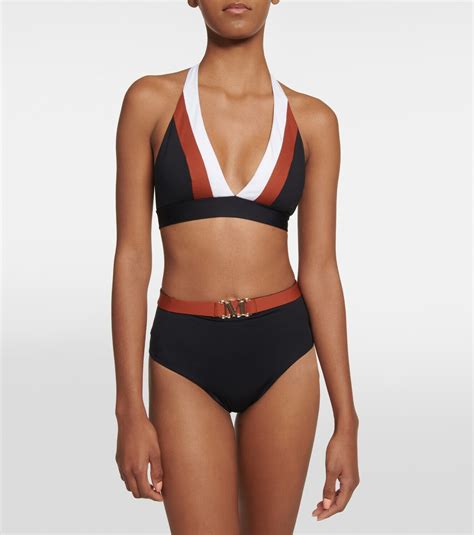 Max Mara Albina Halterneck Bikini Top Max Mara