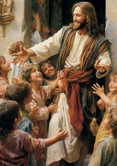 Lds art paintings of jesus with children – Artofit