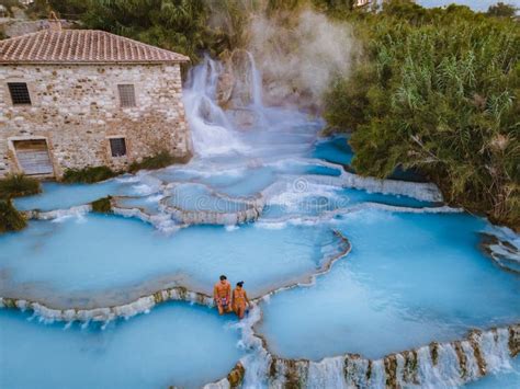 Toscane Italie Spa Naturel Avec Cascades Et Sources Chaudes Aux Thermes