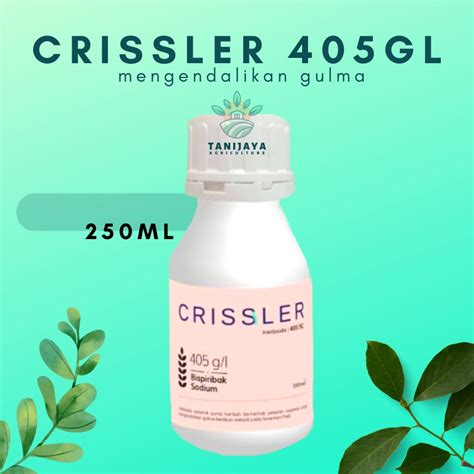 Jual Promo Pembasmi Obat Hama Gulma Tanaman Padi Crissler Sc Ml