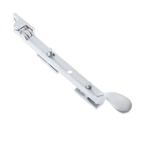 Victorian Casement Window Stay - 205mm - Satin Chrome - tradefit