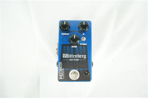 Westminster Effects Wittenberg Bass Preamp Reverb