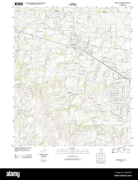 Map Of Springtown Texas Hi Res Stock Photography And Images Alamy