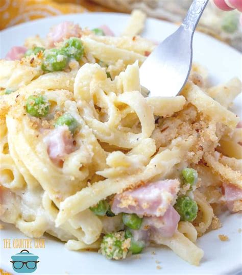 Ham And Pasta Ideas Ham And Pea Pasta Carbonara Recipe Video Self