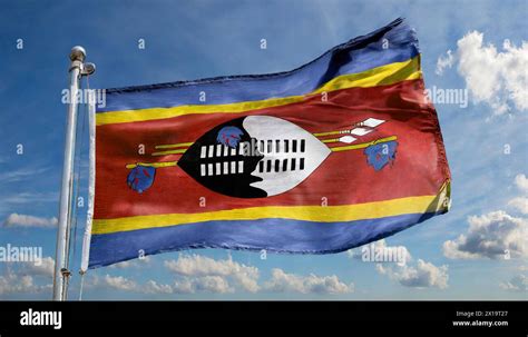 Eswatini Flagge Hi Res Stock Photography And Images Alamy