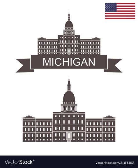 Michigan Royalty Free Vector Image - VectorStock