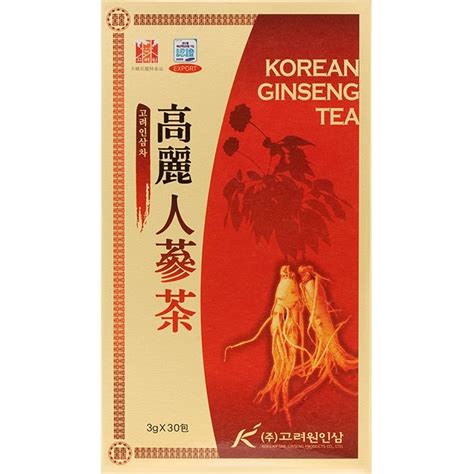 Чай с корнем красного корейского женьшеня Korean One Ginseng Tea - 30 ...