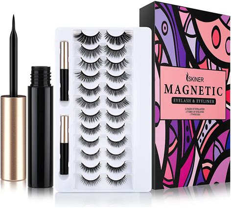 Magnetic Eyelashes And Eyeliner Kit Desi Shopper