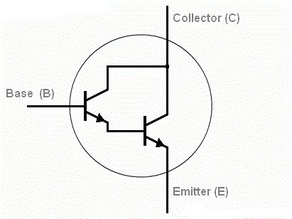 Darlington Transistor Amplifier Circuit