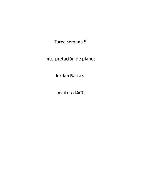 Jordan Barraza tarea S5 Tarea semana 5 Interpretación de planos