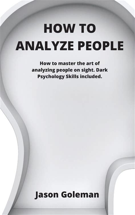 알라딘 How To Analyze People How To Master The Art Of Analyzing People