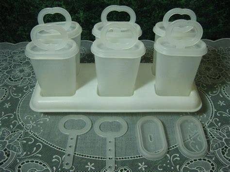 Vintage Tupperware Ice Tups Popsicle Mold Set Etsy Vintage