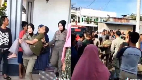 Viral Aksi Heroik Anggota Satpol Pp Wanita Di Lhokseumawe Gendong