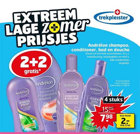 Andrélon Shampoo Conditioner Bad En Douche 2 2 Gratis Aanbieding bij