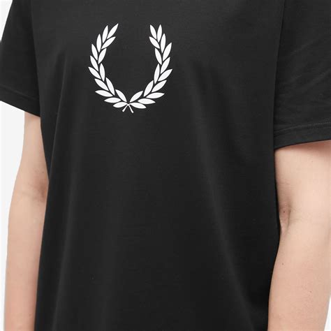 Fred Perry Laurel Wreath T Shirt Black End Gb