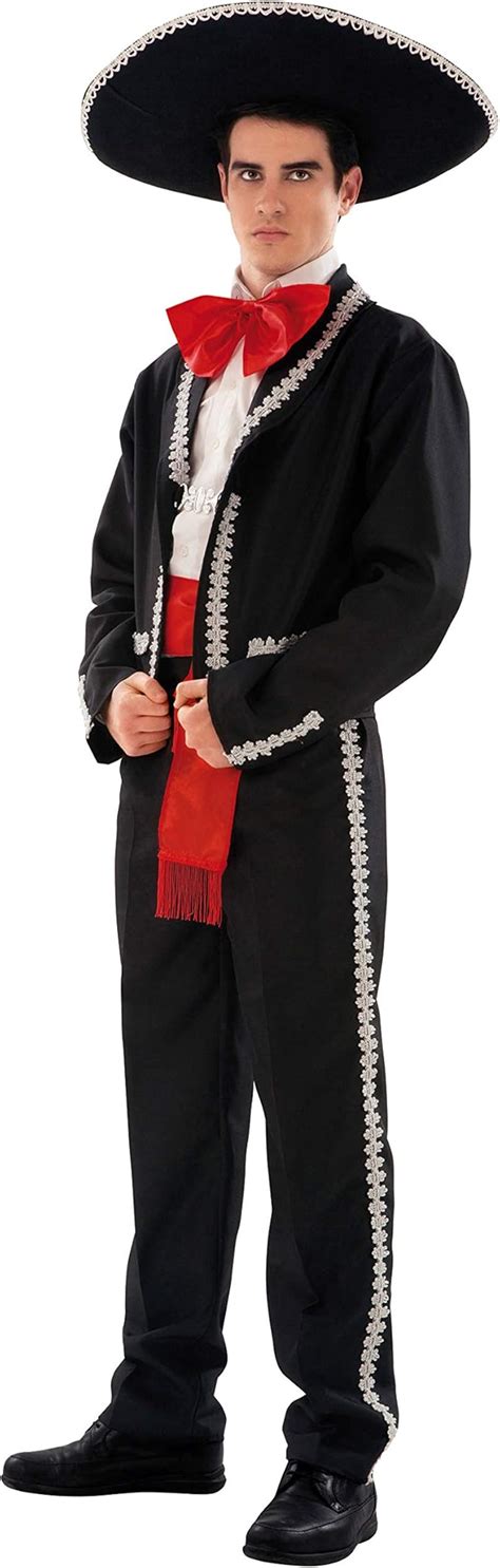 Desconocido 203685 Mens Mexican Costume Multi Coloured S