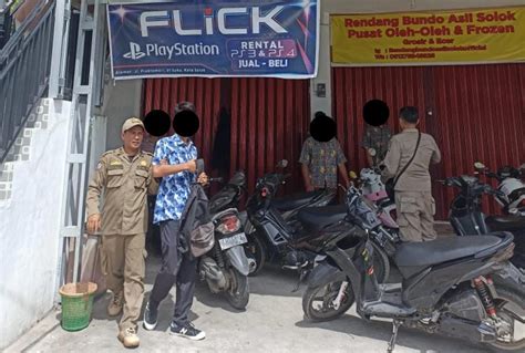 Dirazia Satpol Pp Puluhan Pelajar Bolos Sekolah Di Kota Solok