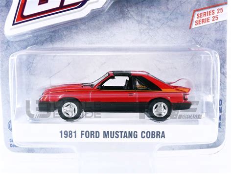 GREENLIGHT COLLECTIBLES 1/64 – FORD Mustang Cobra – 1981 - Five Diecast