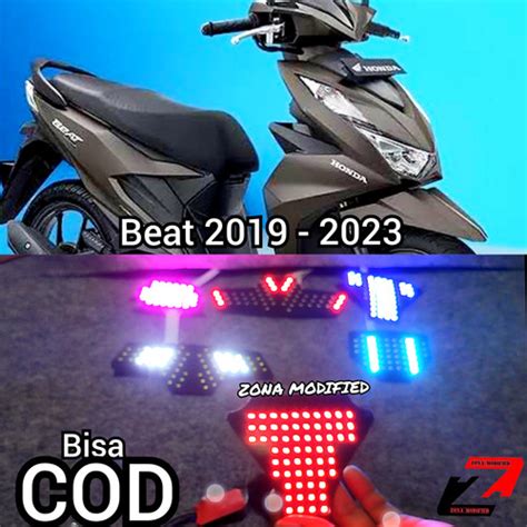 Jual Stoplamp Running Beat Deluxe 2019 2023 Beat Street 8 Mode Otomatis