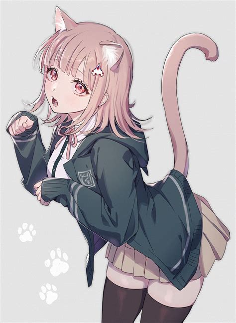 Cat Girl Nanami Chiaki Danganronpa 2 Goodbye Despair Massivefangs