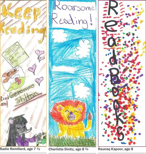 Winning Kids’ Designs to Become Bookmarks | The Highlands Current