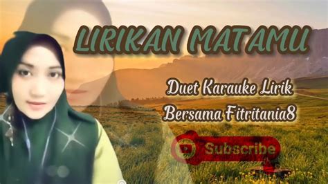 LIRIKAN MATAMU Karauke Duet Smule Tanpa Vocal Cowok Bersama