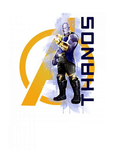 T Shirt Estonada Infinity War Thanos R6173 Em Dspdesign